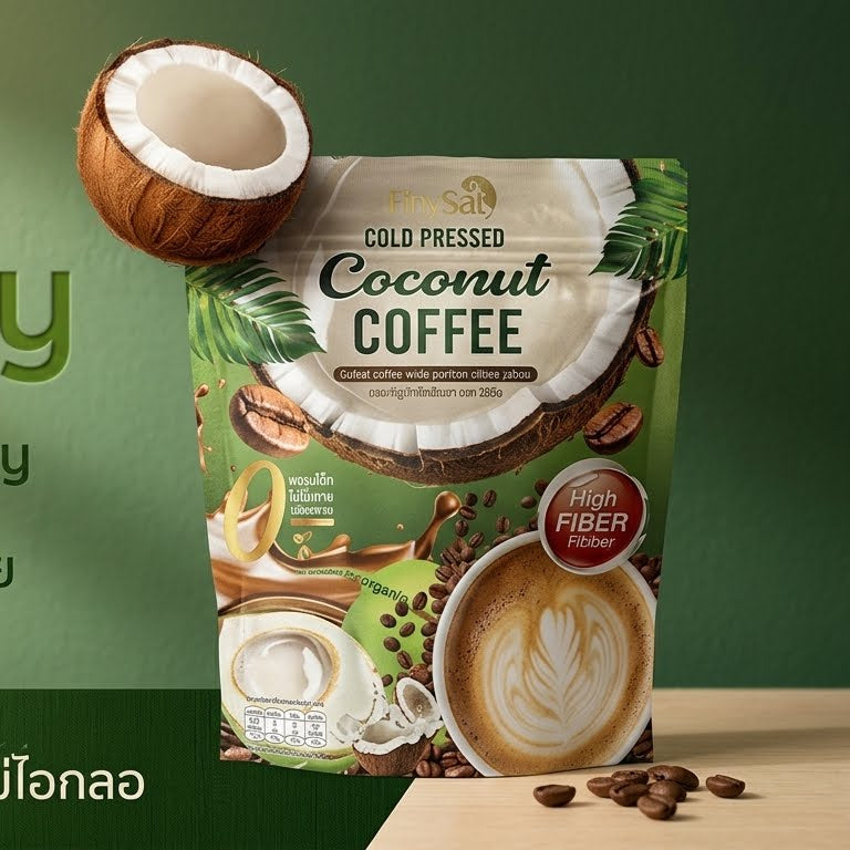 Coconut Coffee Instant Mix Tropical Coffee Drink