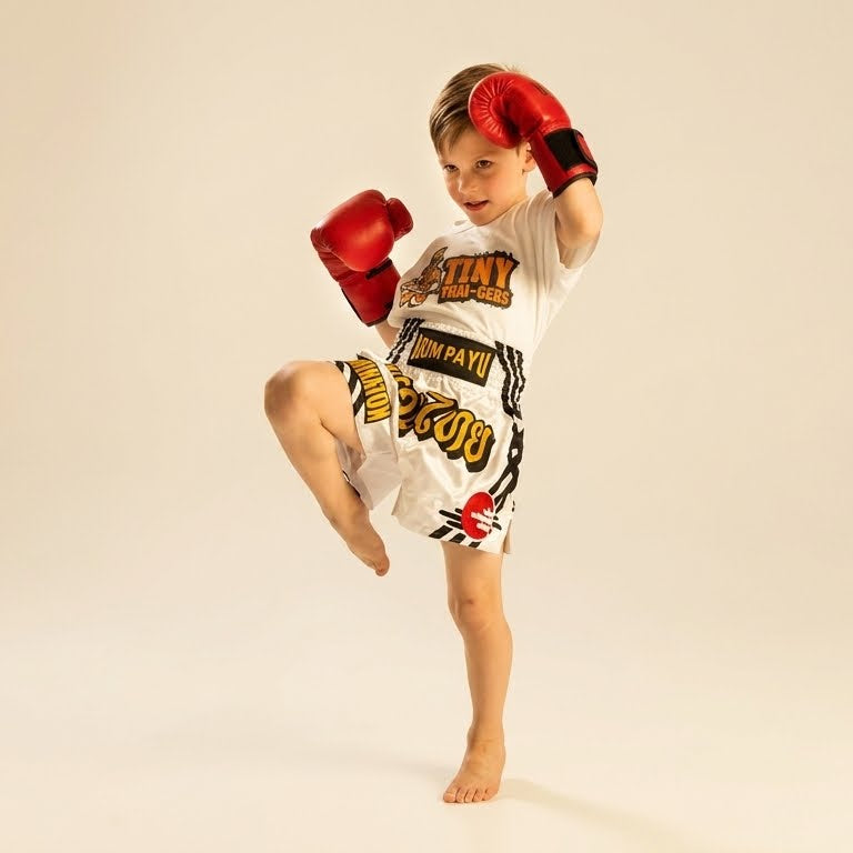 Kids Muay Thai Shorts Lightweight Boxing Training Shorts Youth Sizes