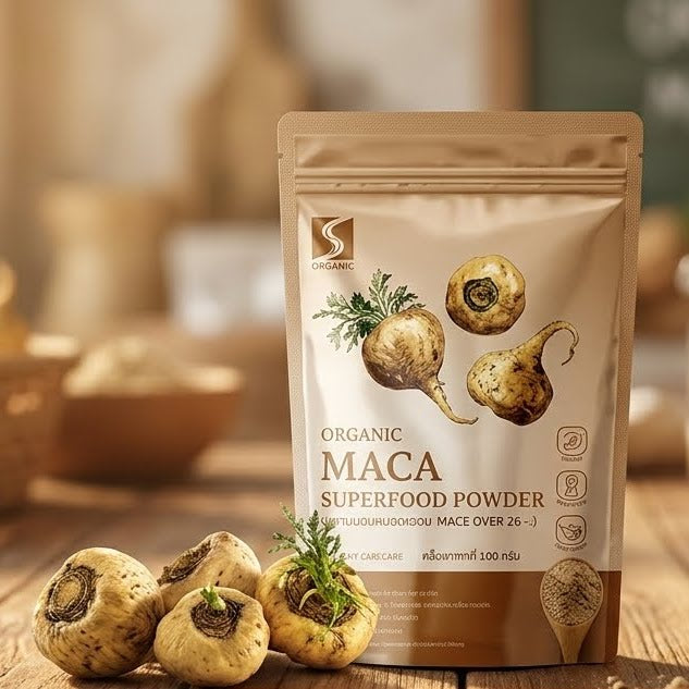 100% Natural Maca Powder Daily Energy & Wellness Support