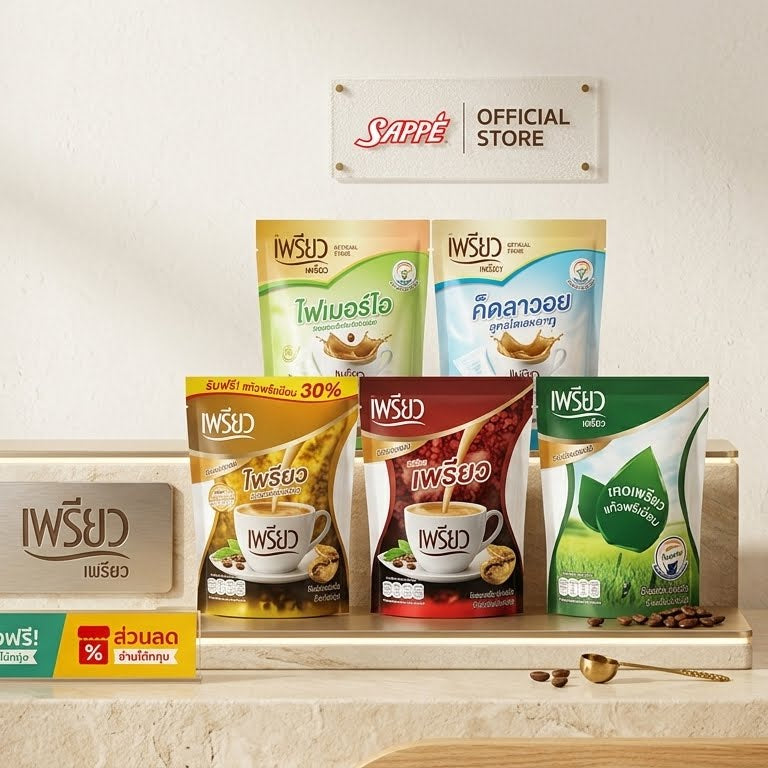 Preaw Functional Drinks & Sugar-Free Coffee  Daily Wellness Support