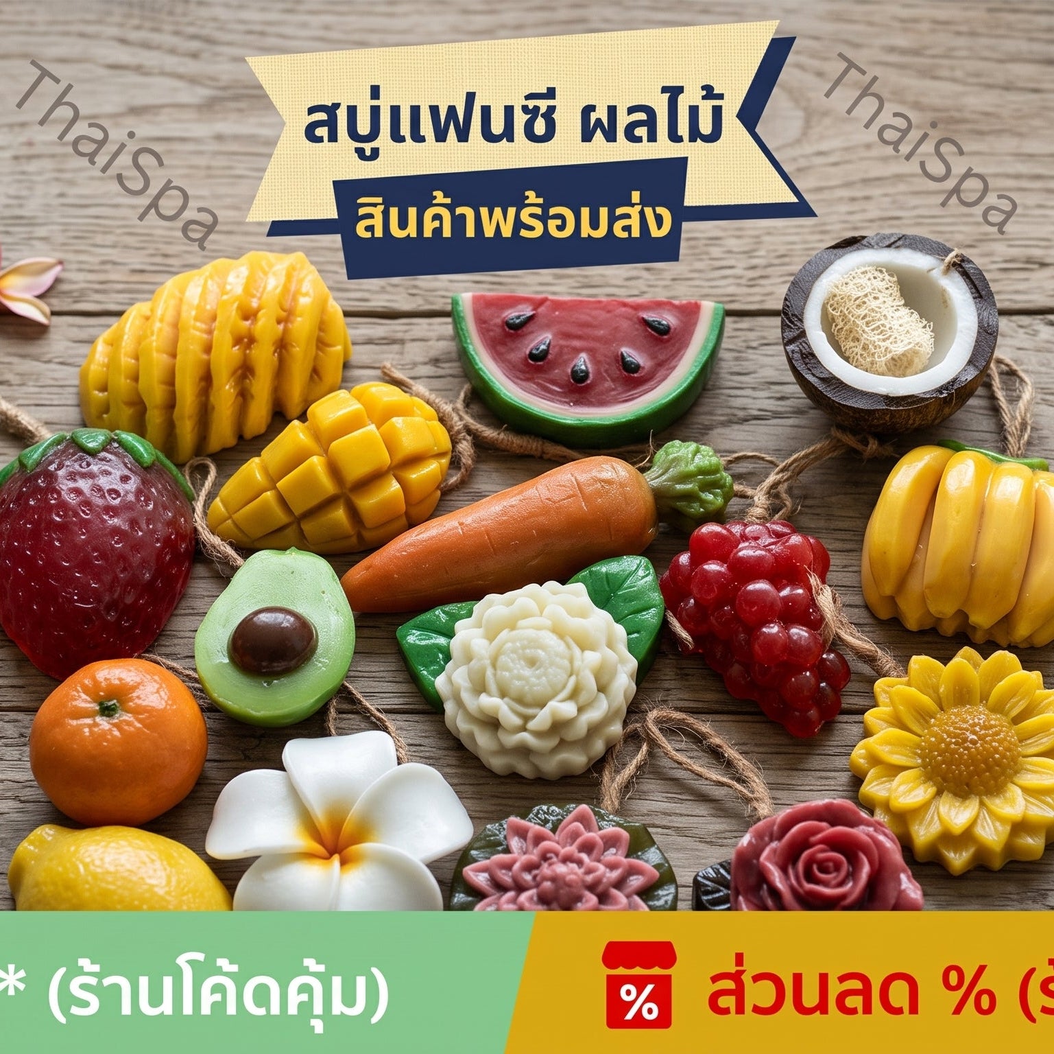 Thai Fancy Fruit Soap - Choose Your Scent