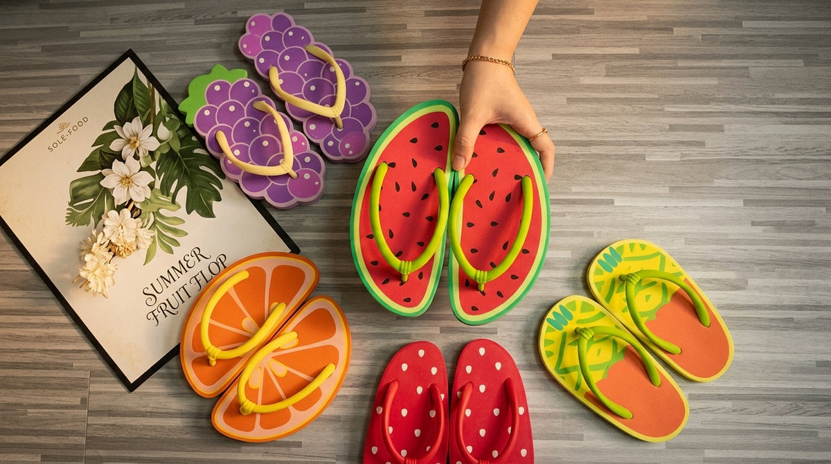 Cute Fruit EVA Slide Sandals – Choose Your Design