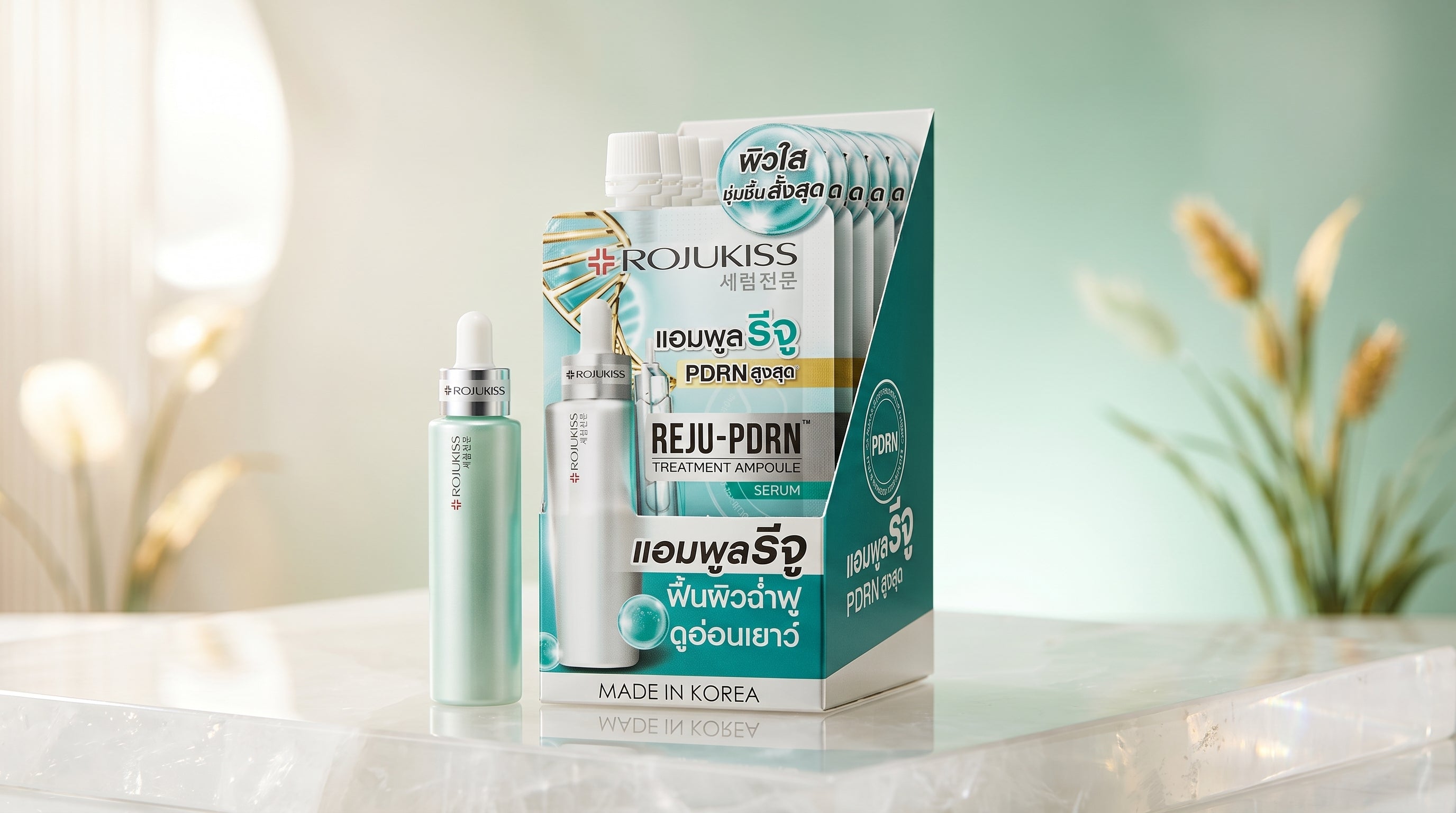 PDRN Salmon DNA Ampoule Set Collagen Glow Repair Serum 6 Pack