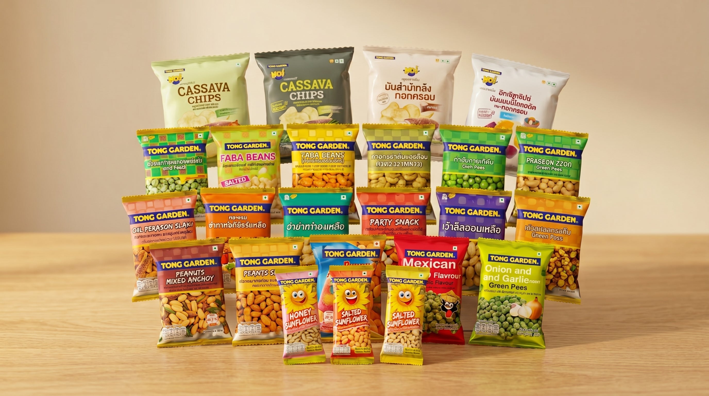 Tonggarden Thai Snacks – Pick Any 3 Packs, Mix & Match Flavors