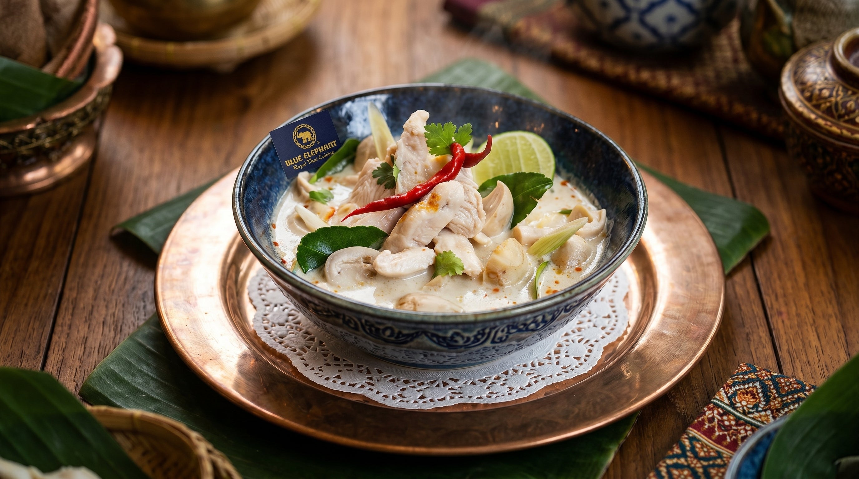 Blue Elephant Tom Kha Soup Kit Thai Coconut Soup Set