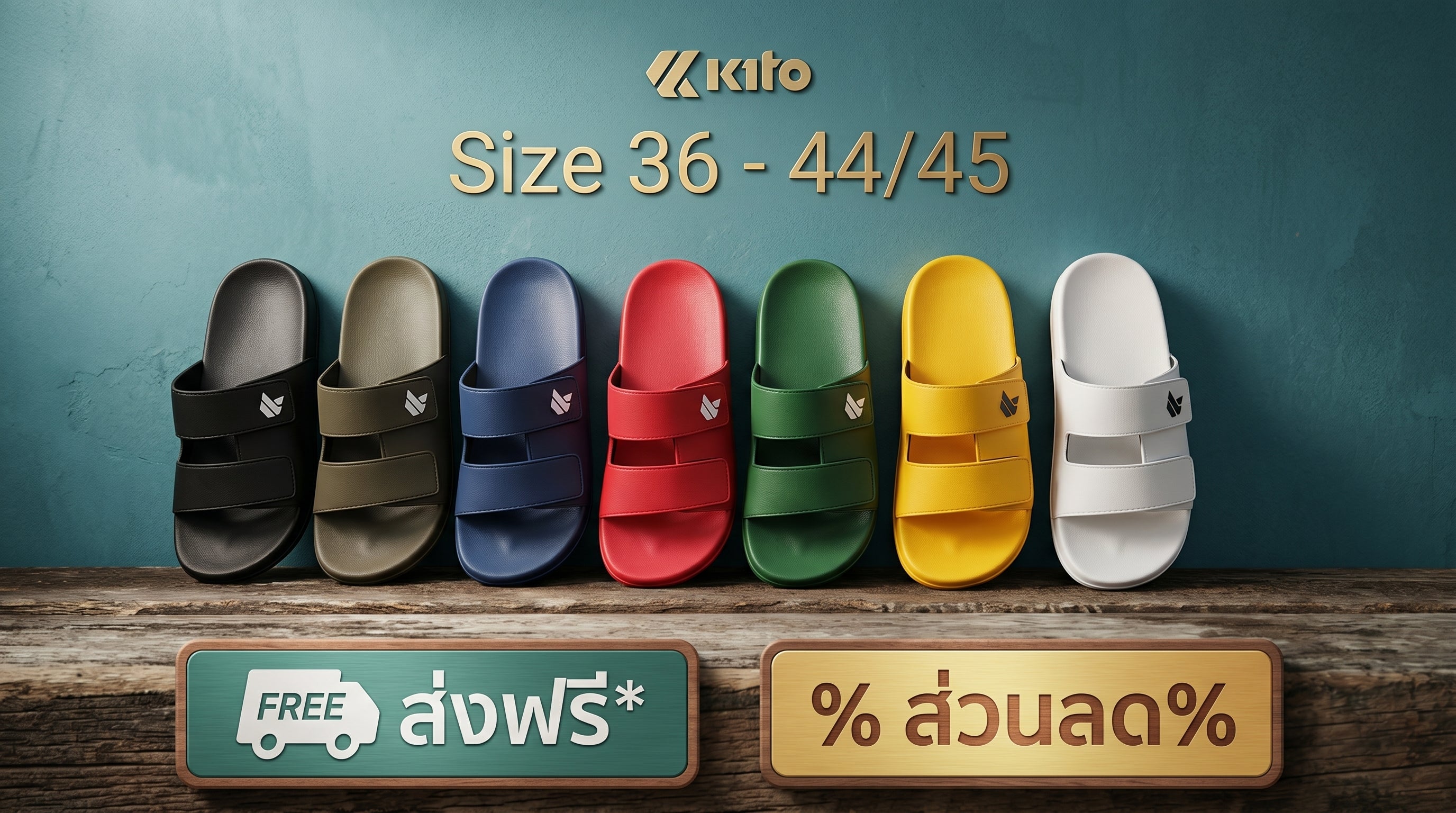 Kito Move Slides  Lightweight Sport Comfort