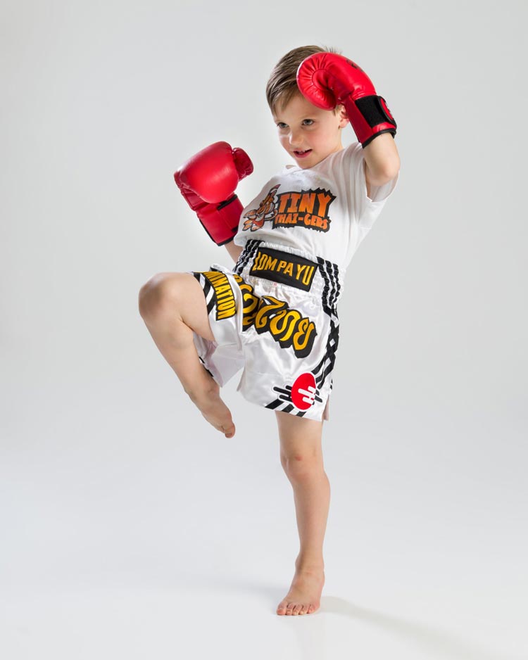 Kids Muay Thai Shorts Lightweight Boxing Training Shorts Youth Sizes