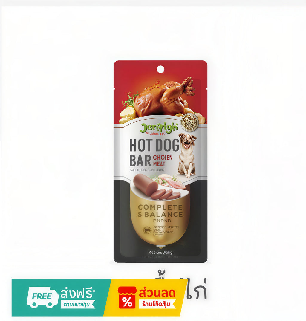 JerHigh Hotdog Bar Soft Dog Treat 150g – 4 Flavors