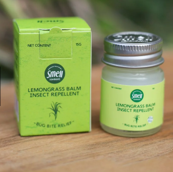 Lemongrass Balm Set Natural Herbal Balm 4 Jars Refreshing & Soothing