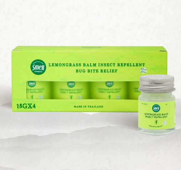 Lemongrass Balm Set Natural Herbal Balm 4 Jars Refreshing & Soothing