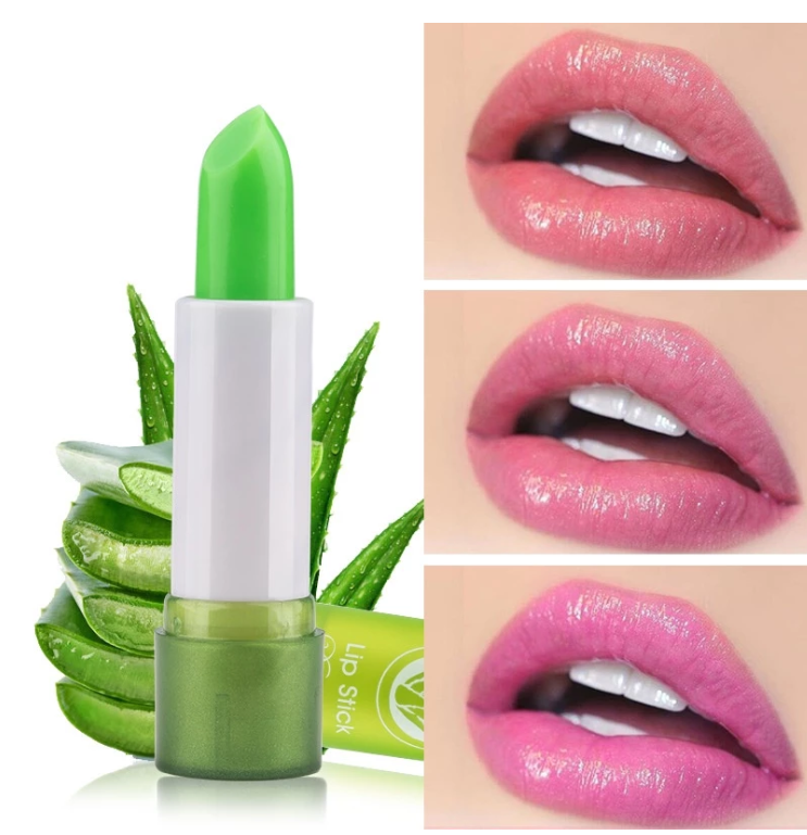 Aloe Vera Lip Balm Set 4 Pack 99% Natural Hydrating Gel