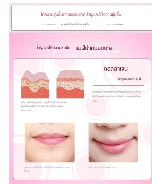 Lip Gel Mask Set Hydrating & Softening Lip Care (10 Pack)