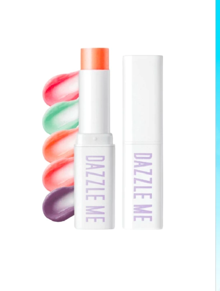 5 Pack Color Changing Lip Balm Set with Natural Flavors and Hydrating Glow