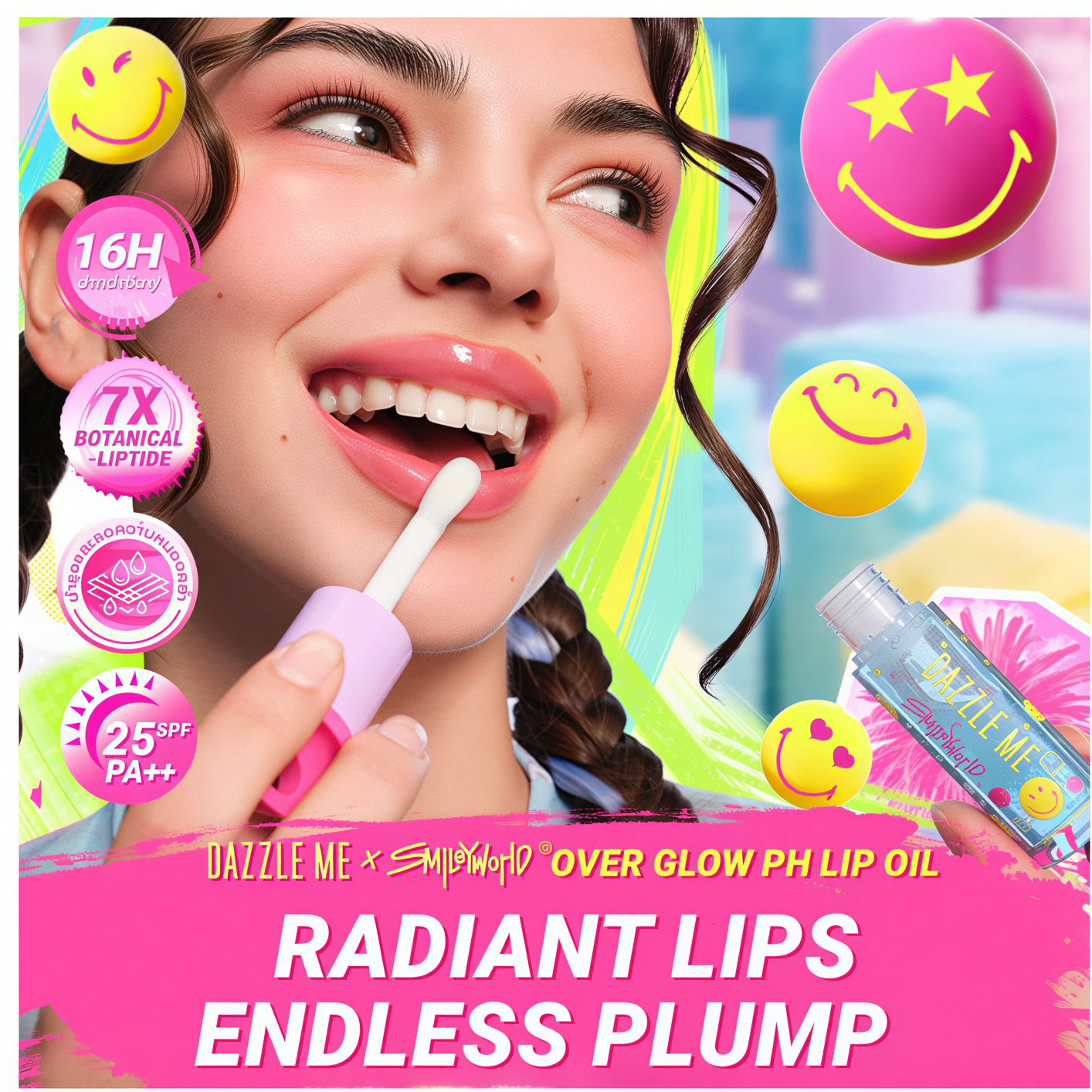 Long Lasting Hydrating Lip Gloss with Flavor and Shine Effect