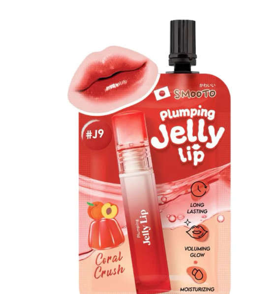 Fruity Lip Gloss Jelly Tube Hydrating Shine Lightweight Formula