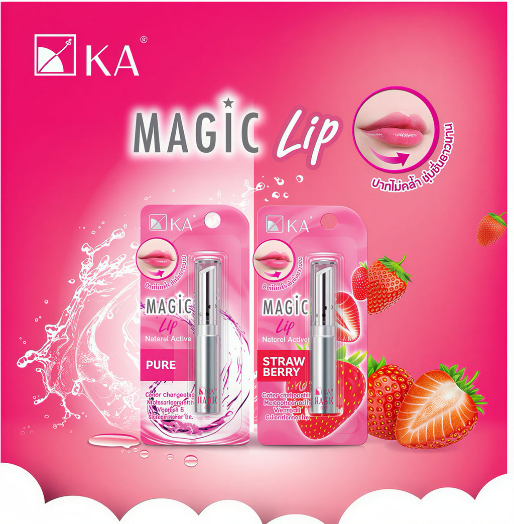 Color Changing Lip Balm Hydrating Natural Pink Glow