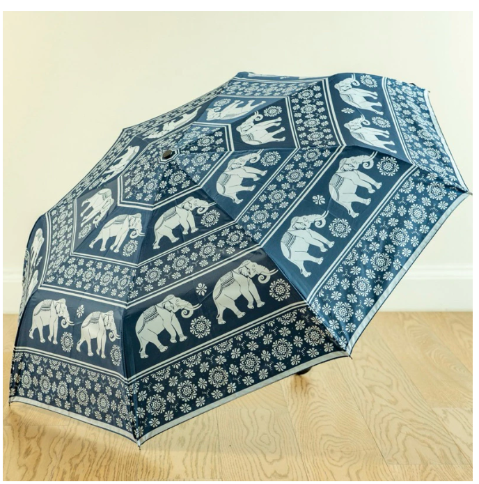 Erawa Elephant Folding Umbrella  Thai Classic Design