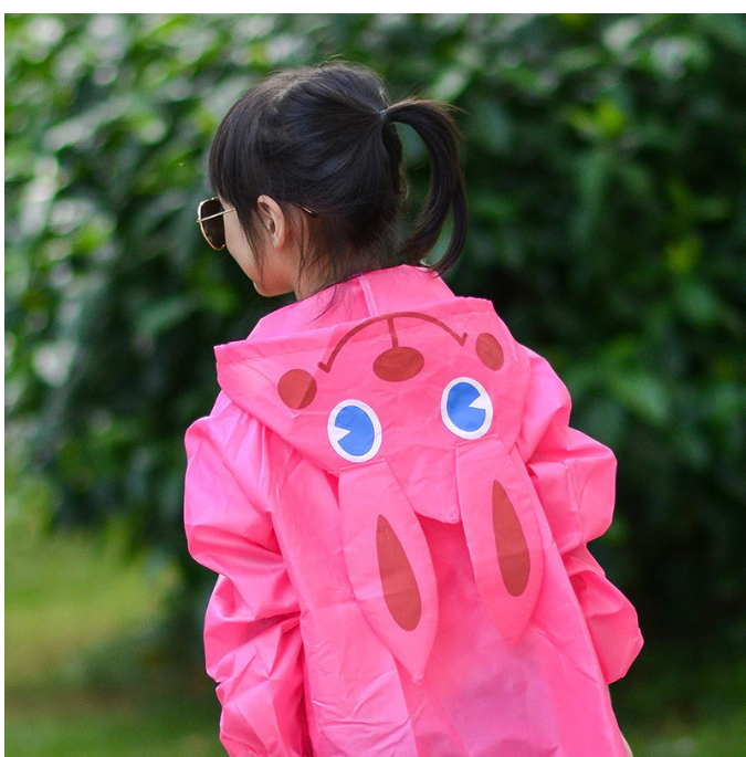 Kids Cartoon Raincoat  Waterproof Cute Design