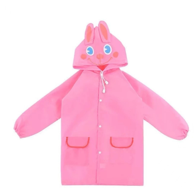 Kids Cartoon Raincoat  Waterproof Cute Design