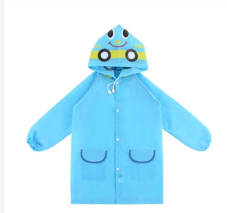 Kids Cartoon Raincoat  Waterproof Cute Design