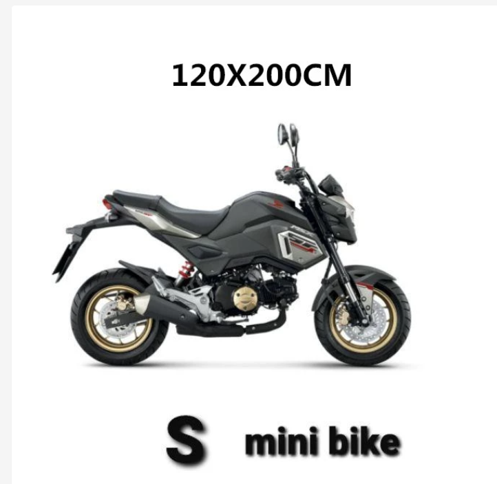 Waterproof Motorcycle & E-Bike Cover  Transparent 3 Pack