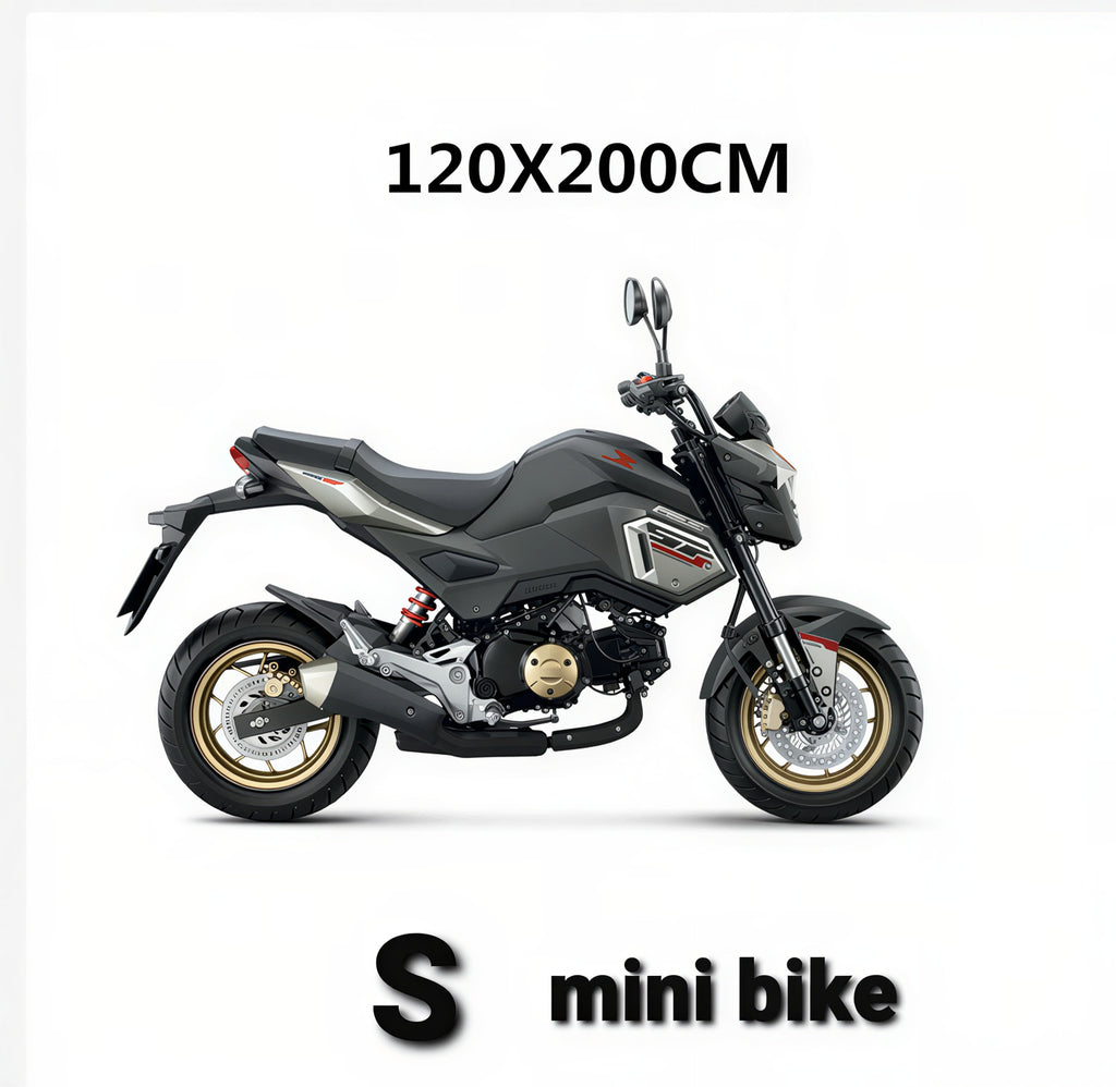 Waterproof Motorcycle & E-Bike Cover  Transparent 3 Pack