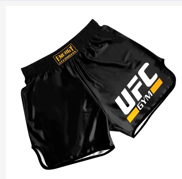 UFC Gym Training Shorts MMA Boxing Satin Shorts Performance Fit