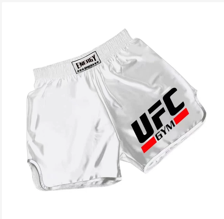 UFC Gym Training Shorts MMA Boxing Satin Shorts Performance Fit