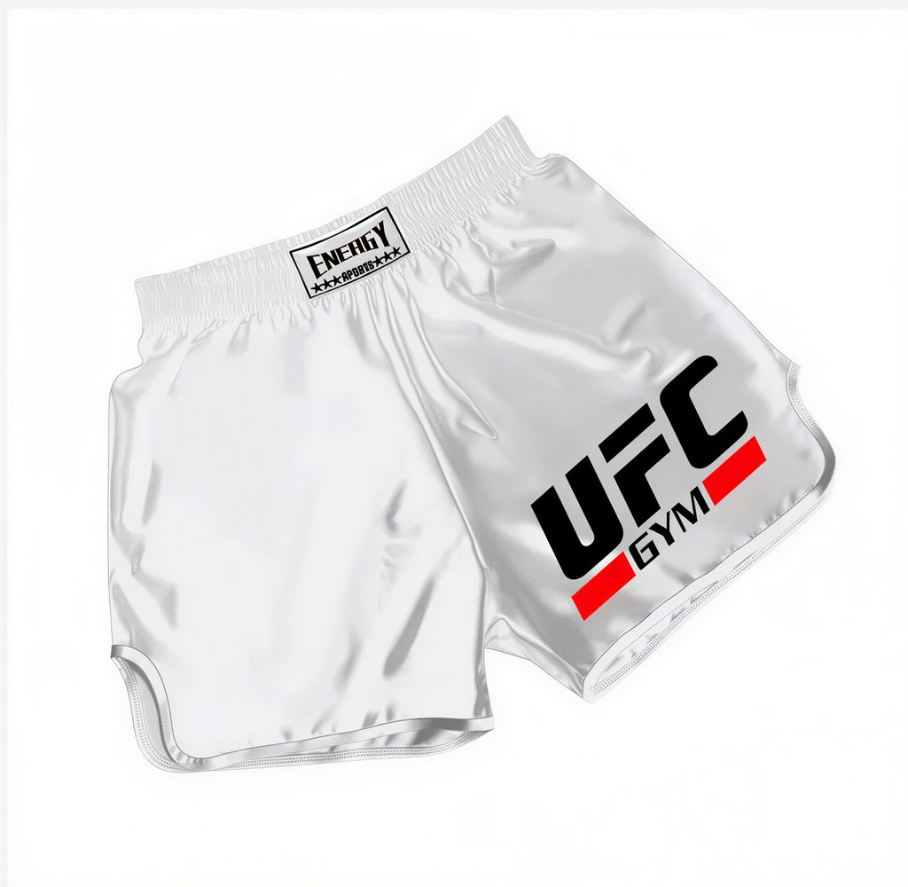 UFC Gym Training Shorts MMA Boxing Satin Shorts Performance Fit