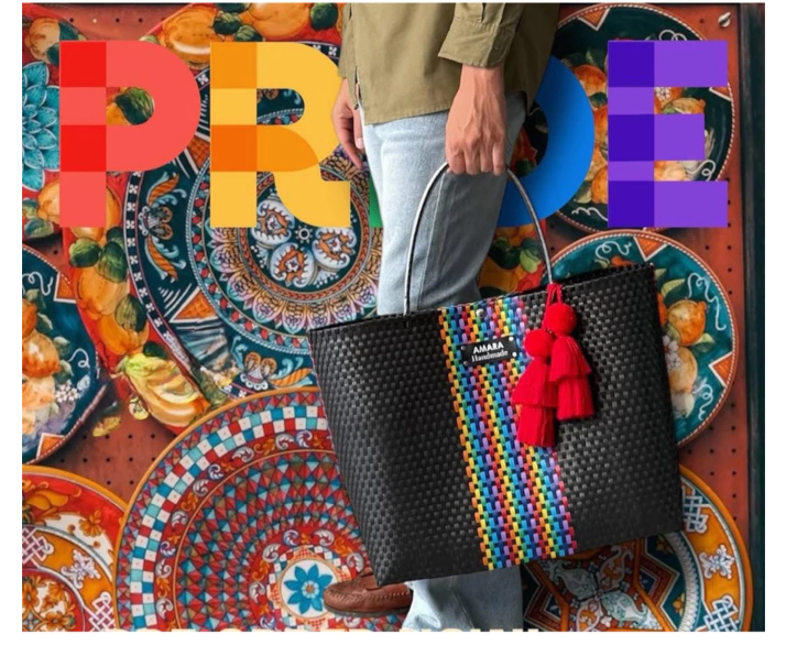 AMARA Handmade Woven Bag  Pride 2026 Rainbow Edition