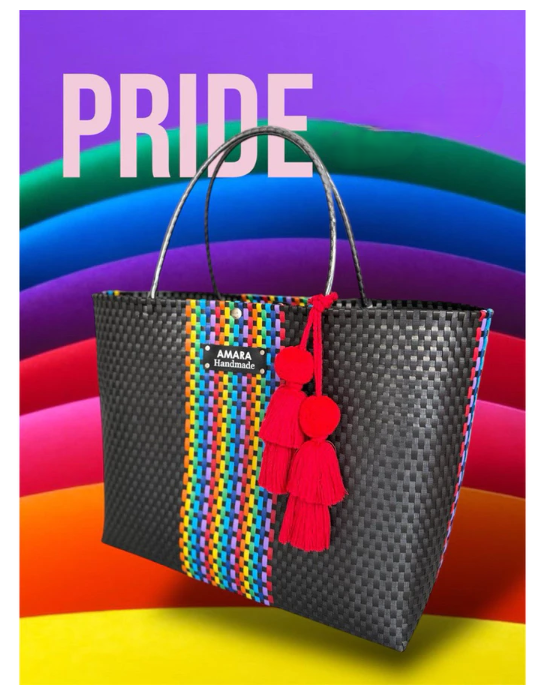 AMARA Handmade Woven Bag  Pride 2026 Rainbow Edition