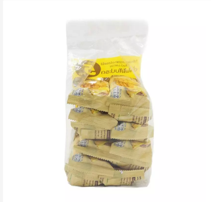 Thai Pineapple Filled Crackers Crispy Snack 12 Pack