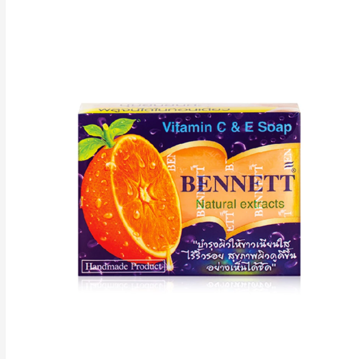 Bennett Vitamin C & E Soap Orange Scent Face & Body Cleanser