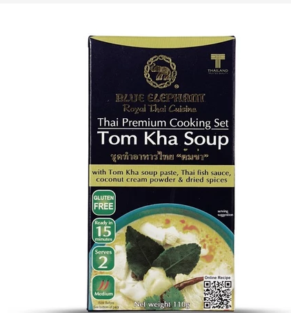 Blue Elephant Tom Kha Soup Kit Thai Coconut Soup Set