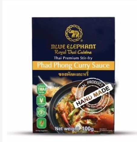 Blue Elephant Pad Pong Curry Sauce Thai Stir Fry Sauce