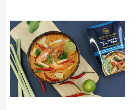 Blue Elephant Tom Yum Soup Base Authentic Thai Soup Paste