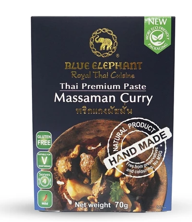 Blue Elephant Massaman Curry Paste Authentic Thai Cooking Paste