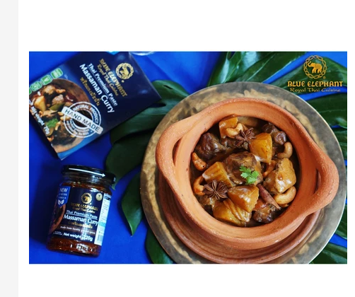 Blue Elephant Massaman Curry Paste Authentic Thai Cooking Paste