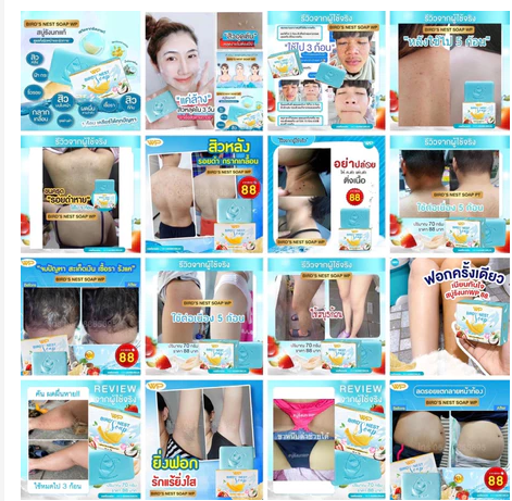 Bird’s Nest Soap Natural Face & Body Moisturizing Cleansing Bar