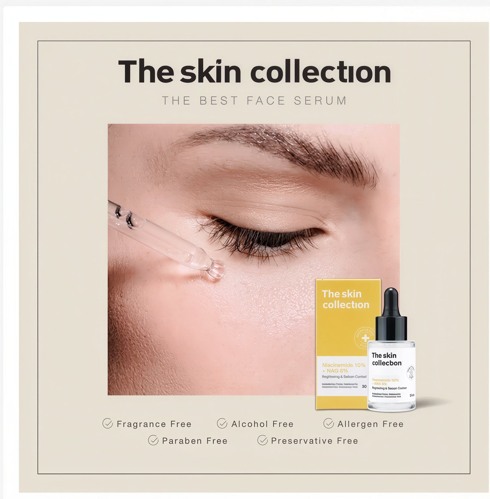 Niacinamide 10% + NAG 8% Serum Brightening & Skin Balancing Treatment