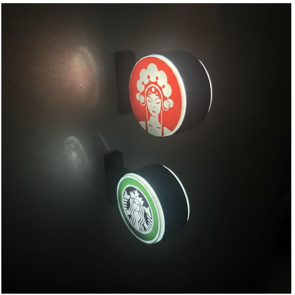 Mini Light-Up Fridge Magnet  Neon Sign Style