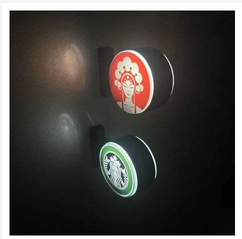 Mini Light-Up Fridge Magnet  Neon Sign Style