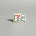 7-Eleven logo on a metallic surface