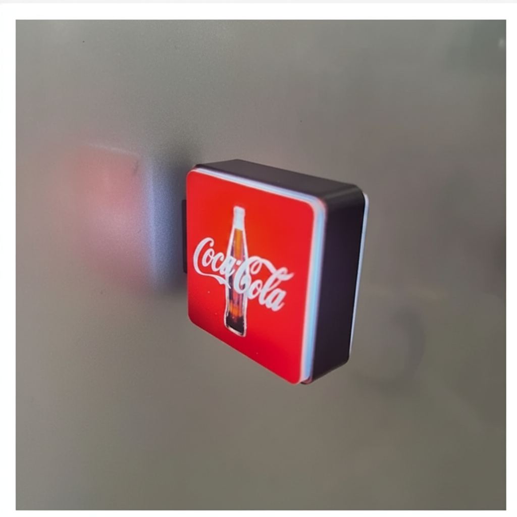 Mini Light-Up Fridge Magnet  Neon Sign Style