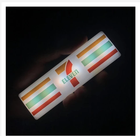 Mini Light-Up Fridge Magnet  Neon Sign Style