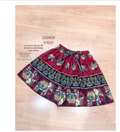 Thai Elephant High Waist Shorts  Italian Silk Lightweight Fit