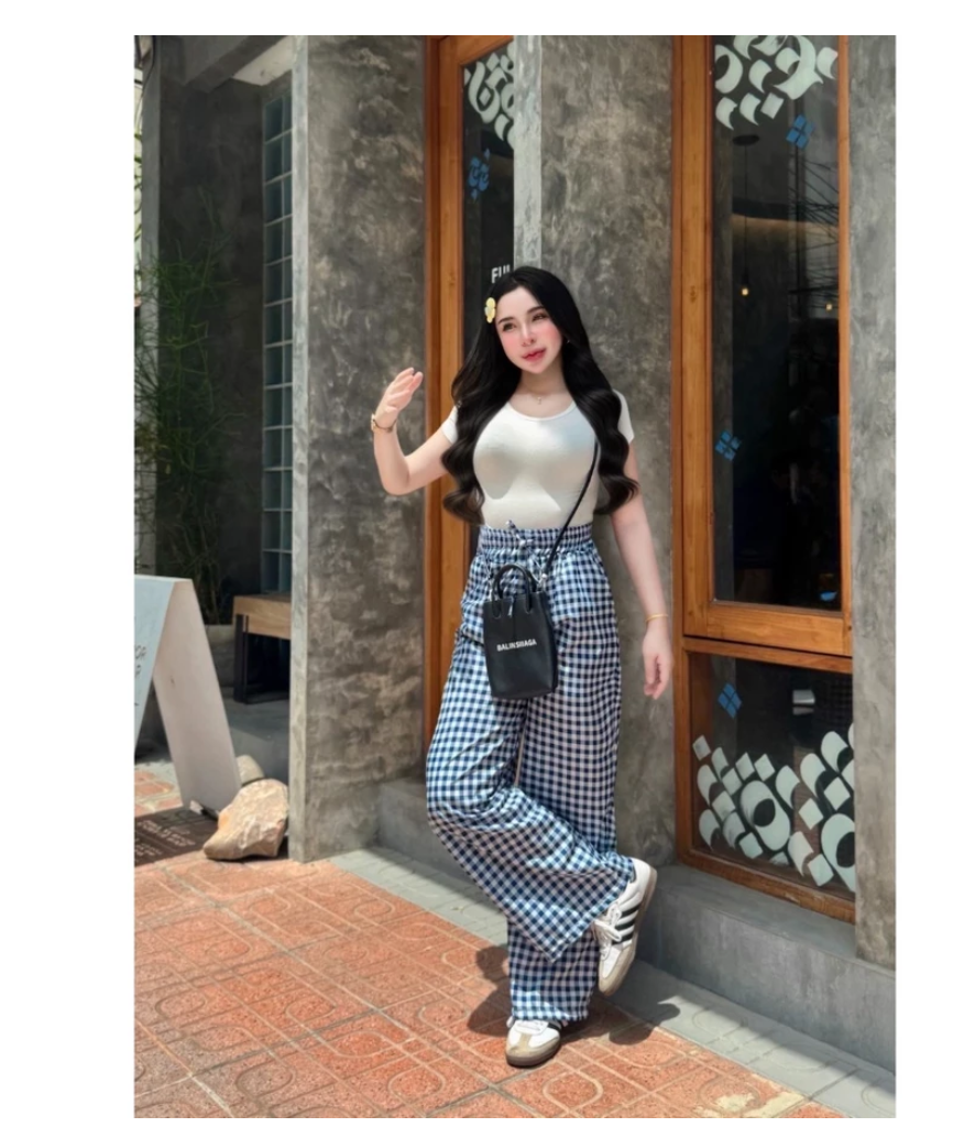 Wide Leg Boho Pants  Premium Italian Silk Comfort Fit