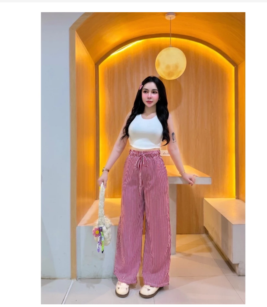 Wide Leg Boho Pants  Premium Italian Silk Comfort Fit