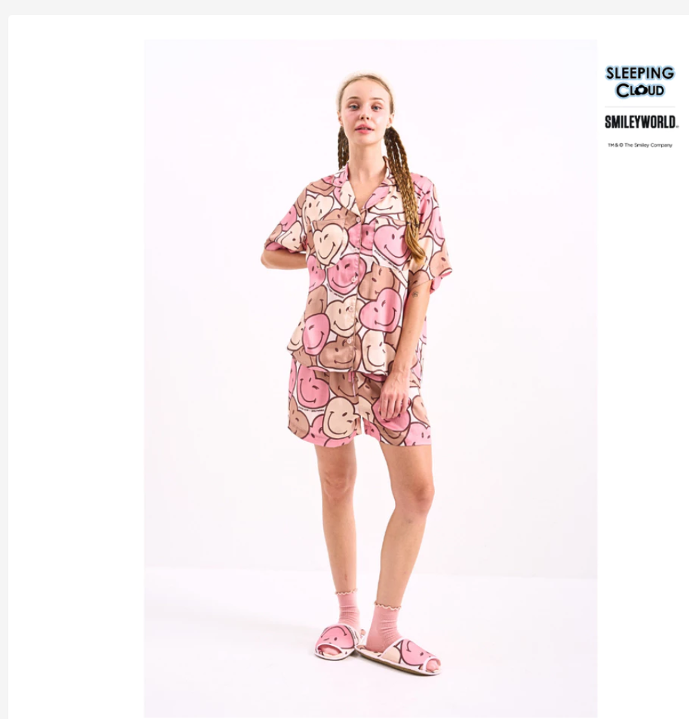 Women’s Lyocell Pajama Set Soft Cooling Shorts Set