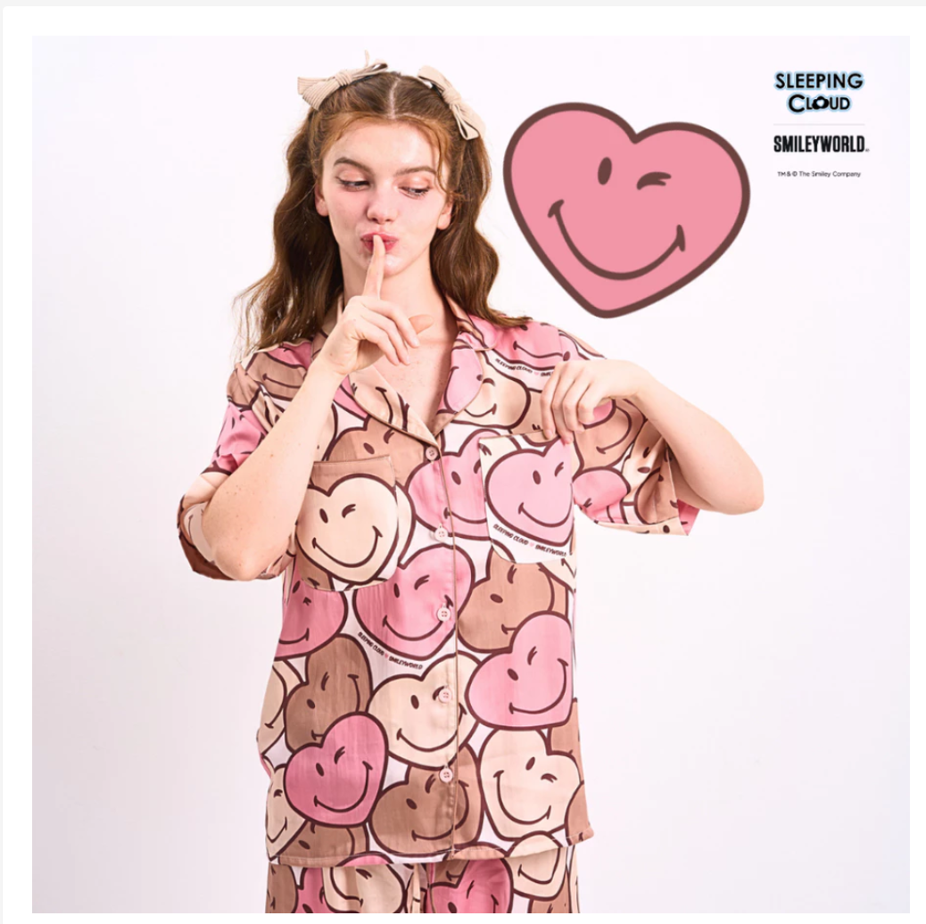 Women’s Lyocell Pajama Set  Short Sleeve Top & Long Pants